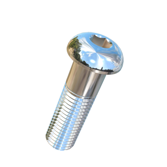 Titanium 7/8-9 X 3 UNC Button Head Socket Drive Allied Titanium Cap Screw